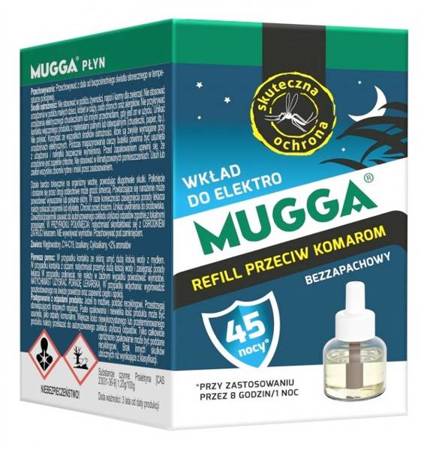Mugga wkład do elektro na komary 45 nocy- 35ml