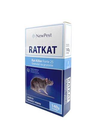 RAT KILLER FORTE 25 RATKAT 140g - NewPest